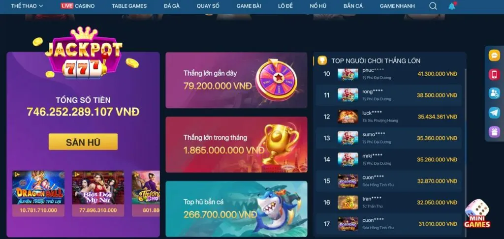 Thưởng Nạp Lại vb9 casino